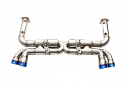 Manifold back výfuk s náhradami katalyzátorů Innotech (IPE) na Porsche 996 Turbo / Turbo S (01-05)