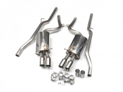 Catback výfuk Milltek Audi S4 B7 4.2 V8 Quattro Sedan/Avant/Cabrio (04-09) - verze bez rezonátoru