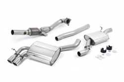 Turboback výfuk Milltek Audi S3 8P 2.0 TFSI Quattro 3-dv. (06-12) - koncovka leštěná GT