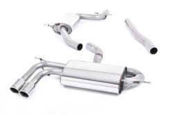 Catback výfuk Milltek Audi A3 8P 2.0 TFSI Quattro 3-dv. (04-12) - verze s rezonátorem