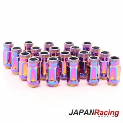 Kolové matice (štefty) Japan Racing JN1 závit M12 x 1.5 - neochrome (ocelové)