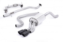 Turboback výfuk Milltek Ford Fiesta Mk6 1.0T EcoBoost 100-140PS (13-17) - závodní verze bez rezonátoru - koncovka černá