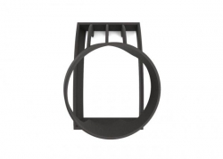 Držák budíku do ventilace Škoda Octavia II 1Z (04-13) - 1x budík 52mm