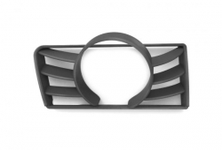 Držák budíku do ventilace VW Passat 3C B7 (10-14) - 1x budík 52mm