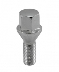 Šroub na kolo / kolový šroub M12 x 1,5 - 30mm délka závitu  - kuželová dosedací plocha - 17mm HEX