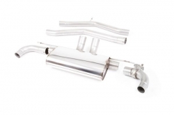 Particulate filter back výfuk Milltek Toyota Supra A90 Coupe 3.0T filtr OPF/GPF (19-) - s klapkami race - koncovky leštěné