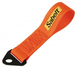 Přední odtahové oko textilní Sabelt - oranžová