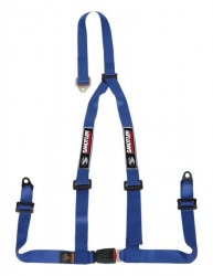 Bezpečnostní pás Sandtler Sponsor 3-bodový modrý - očko (E homologace)