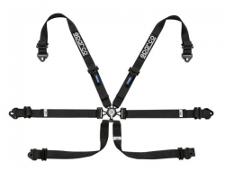 Bezpečnostní pás Sparco 04818RALPD 2/2" 6-bodový černý - karabina (FIA homologace)