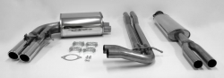 Catback výfuk Simons Volvo V70N R 2.5 Turbo 300PS (03-) - homologace