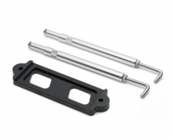 Upevňovací kit na držák baterie Honda Civic / CRX / Integra / S2000 - černý
