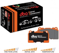 Přední brzdové destičky DBA Xtreme Performance pro BMW třmeny 348x36mm