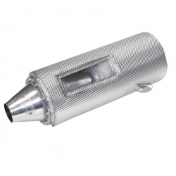 Zadní tlumič výfuku se závodním katalyzátorem HJS - 70mm (FIA) - GT 1407/10 PE