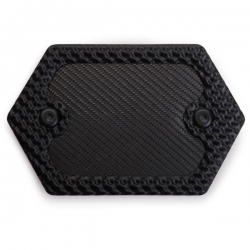 Tepelný štít (Pipe shield) Thermotec - 9,5 x 14,6cm Ricochet černý