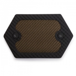 Tepelný štít (Pipe shield) Thermotec - 9,5 x 14,6cm Carbon