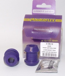 Silentbloky Powerflex Audi Coupe (81-96) Front Outer Roll Bar Mount Lower 16mm (3)