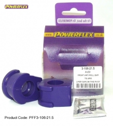 Silentbloky Powerflex Audi 80/90 Avant Quattro (92-96) / S2 B4 / RS2 B4 Front Anti Roll Bar To Control Arm Bush (3)