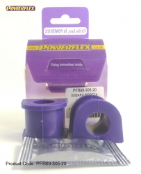 Silentbloky Powerflex Subaru Legacy BE/BH (98-04) Rear Anti Roll Bar To Chassis Bush 20mm (13)