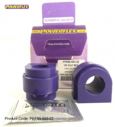 Silentbloky Powerflex VW Scirocco Mk3 13 (08-) Front Anti Roll Bar Bush 22mm (3)