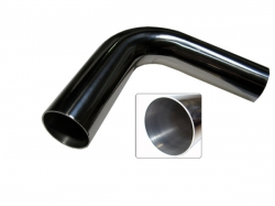 Hliníkové (Alu) koleno 90° - průměr 45mm (1,75 palce) - délka 60cm