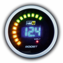 Raid Night flight digital - tlak turba + voltmetr