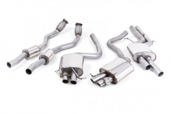 Catback výfuk Milltek Audi RS4 B8 4.2 FSI Quattro Avant (12-15) - verze s rezonátory (homologace)