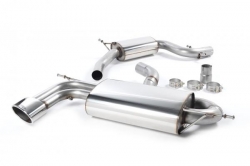 Catback výfuk Milltek Seat Leon 1P Cupra 2.0 TFSI 240PS (06-11) - verze s rezonátorem - koncovka Oval (homologace)