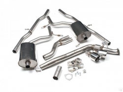 Catback výfuk Milltek Audi A4 B6 1.8T Quattro Cabrio (01-05) - verze bez rezonátoru