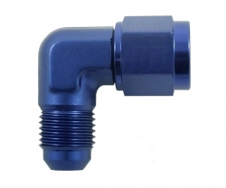 Spojovací fitinka koleno 90° D-06 (AN6) 9/16"x18-UNF - D-06 (AN6) 9/16"x18-UNF samec-samice