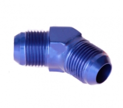 Spojovací fitinka koleno 45° D-08 (AN8) 3/4"x16-UNF - D-08 (AN8) 3/4"x16-UNF samec-samec
