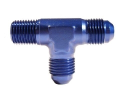 T rozbočovač 2x D-04 (AN4) 7/16"x20-UNF - 1x 1/8"-NPT boční