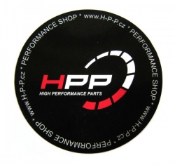 Samolepka HPP kruhová černá - průměr 60mm