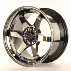 Alu kolo Japan Racing JR3 15x8 ET25 4x100/108 Black Chrome