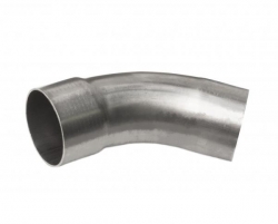 Nerezové výfukové koleno 45° HJS - průměr 48mm