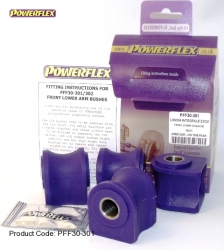 Silentbloky Powerflex Lancia Delta Integrale 16V Front Wishbone Bush 14mm (1)