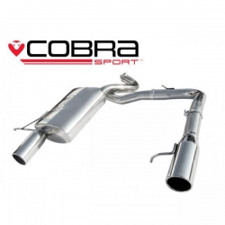 Zadní tlumič výfuku Cobra Sport BMW 3-Series E90 318D/320D Diesel Sedan (05-11) - duální