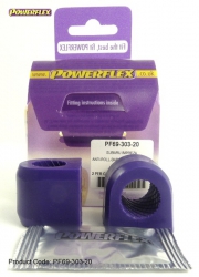 Silentbloky Powerflex Subaru Impreza WRX/STi GD/GG (00-02) Rear Anti Roll Bar To Chassis Bush 20mm (9)