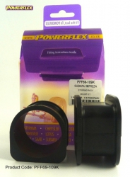 Silentbloky Powerflex Subaru Impreza WRX/STi GD/GG (00-04) Steering Rack Mount Bushes (13)