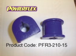 Silentbloky Powerflex Audi A4 / S4 Quattro (95-01) / RS4 Quattro (00-01) Rear Anti Roll Bar Bush 15mm (10)