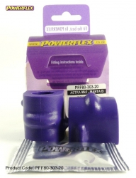 Silentbloky Powerflex Opel Astra 1/2 (79-93) / Kadett D/E (79-93) Front Anti Roll Bar Mount 20mm (3)