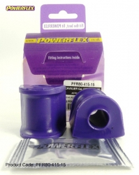 Silentbloky Powerflex Opel Calibra 4WD / Cavalier 4WD / Vectra A (89-95) Rear Anti Roll Bar Mount Inner 15mm (7)