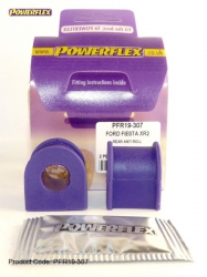 Silentbloky Powerflex Ford Fiesta Mk2 XR2 (83-89) Rear Anti Roll Bar Mounting Bush 14mm (7)
