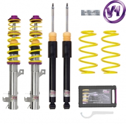 Kompletní výškově stavitelný podvozek KW Varianta 1 INOX pro vůz Jaguar X-Type (CF1) (06/01-)
