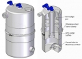 Nádobka k suché vaně (dry sump tank) Mocal - 4,8l