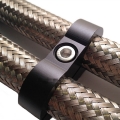 Separátor na vedení - průměr 2x 4,8mm - černý