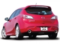 Axle-Back výfuk Borla pro Mazda 3 MPS BL 2.3T FWD manuál hatchback (09-13) - "S-Type"