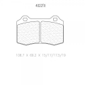 Brzdové destičky CL Brakes RC5+ - 4022T15RC5