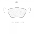 Brzdové destičky CL Brakes RC6 - 4046RC6