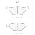 Brzdové destičky CL Brakes RC8 - 4105RC8