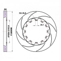 Přední brzdové kotouče D2 Racing 380x32mm - drážkované - pevné (2011-)